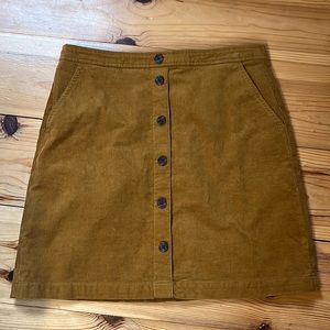 Jcrew corduroy skirt